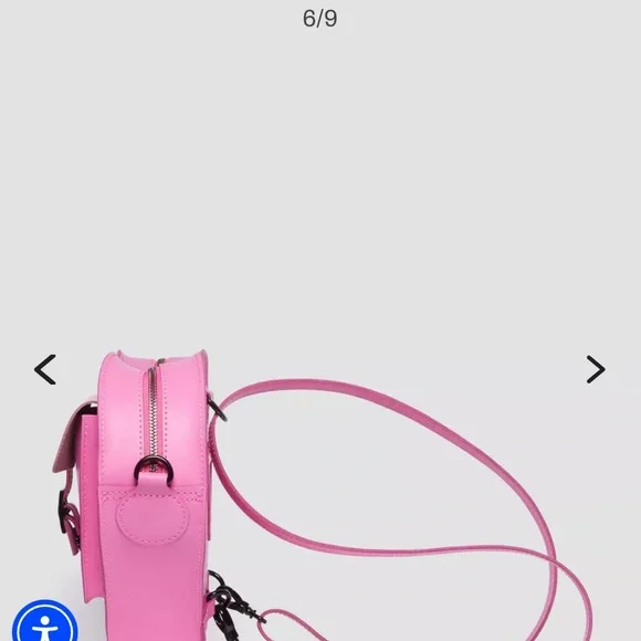 Dr. Martens💕 NEW WITH TAGS/  Pink LEATHER convertible Shoulder Bag/ backpack - Picture 10 of 15